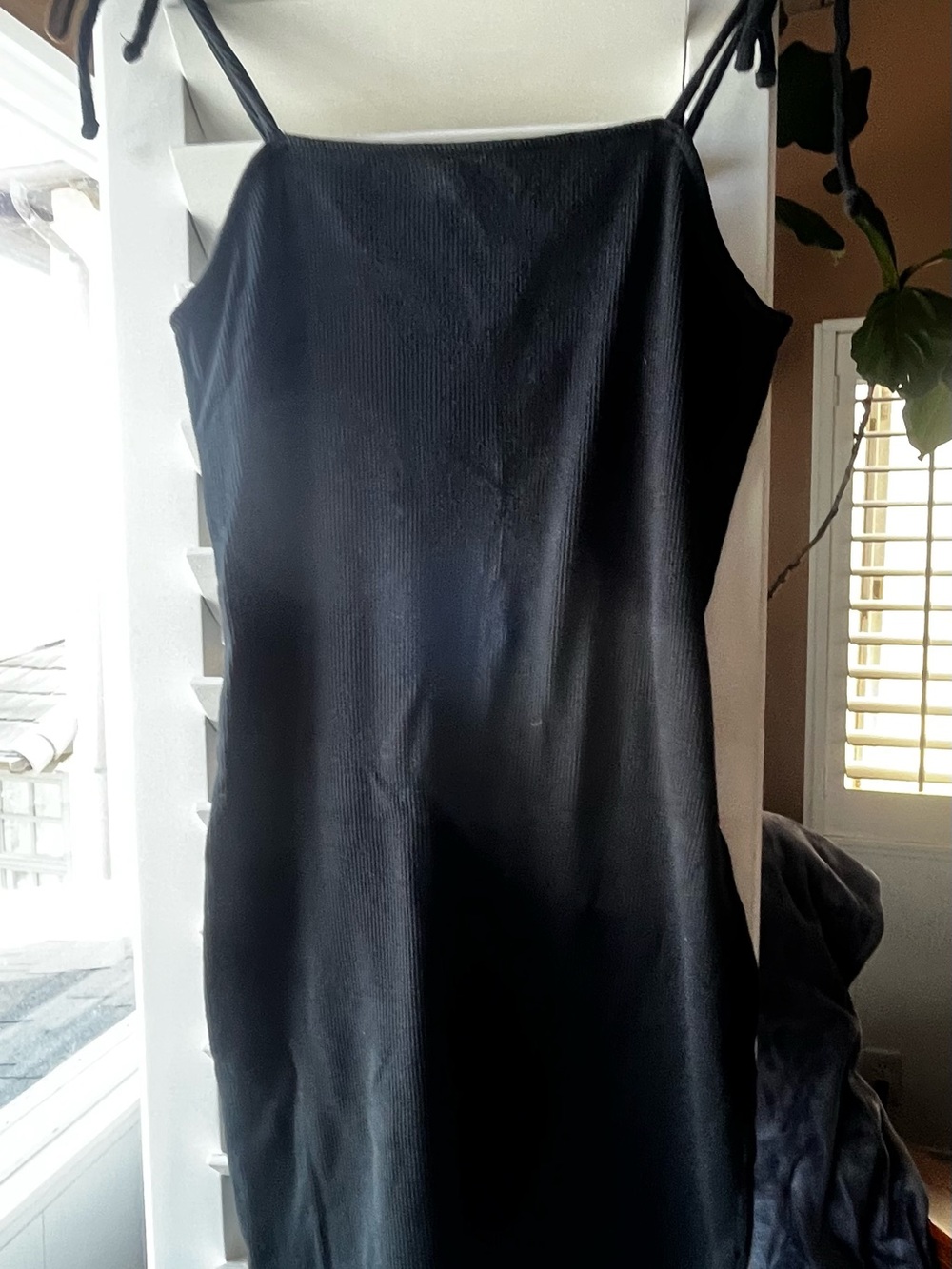 wild fable Black Mini Slip Dress